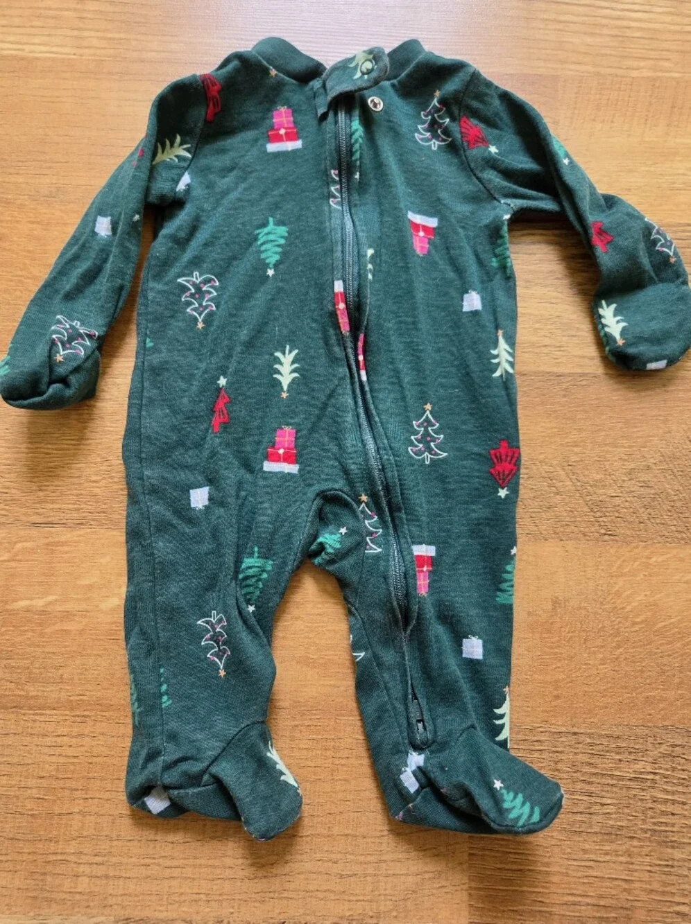 Carter's Baby Boy Christmas Lot - Holiday Outfits & Zipper Footies